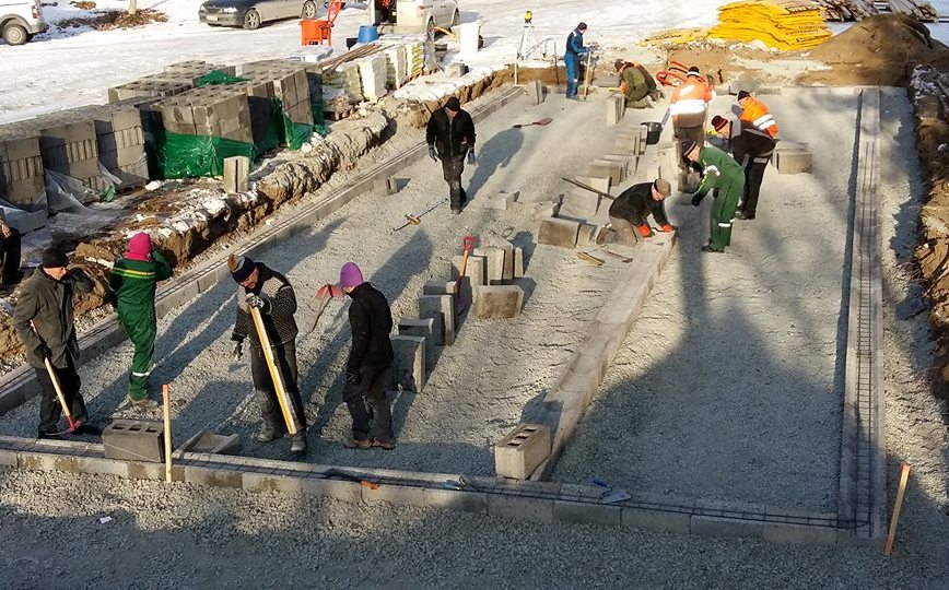 Artikkelbilde til artikkelen 2. - 12. februar 2017 Grunnarbeid og ringmur