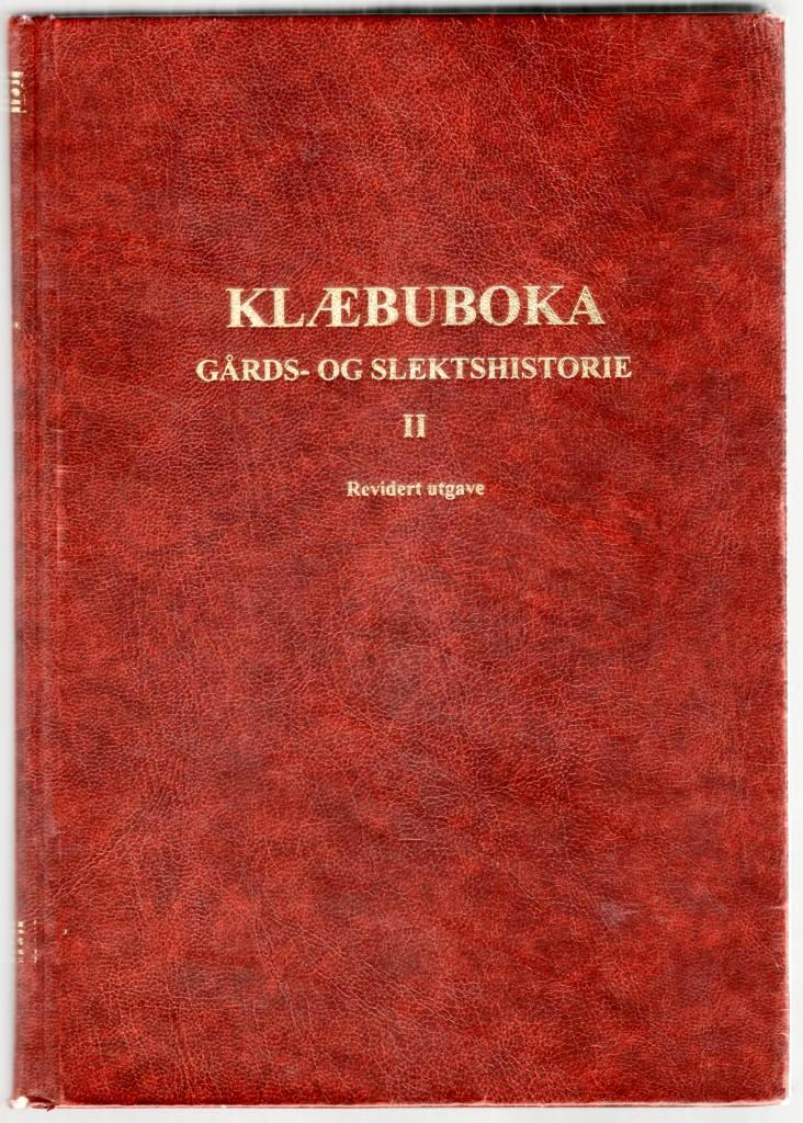Klæbuboka Gårds- og Slektshistorie Bind II