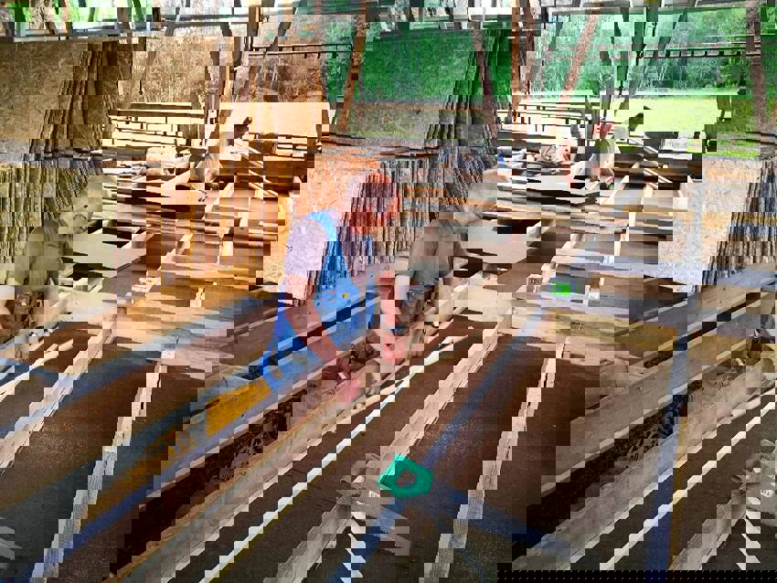 Mai – juni 2018  Gulvet legges