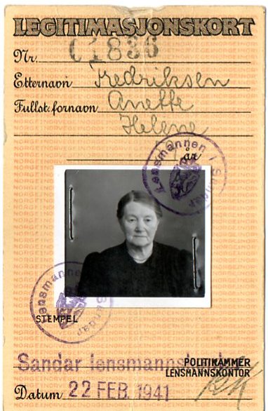 Artikkelbilde til artikkelen Legitimasjon - Reisetillatelse - Passerseddel