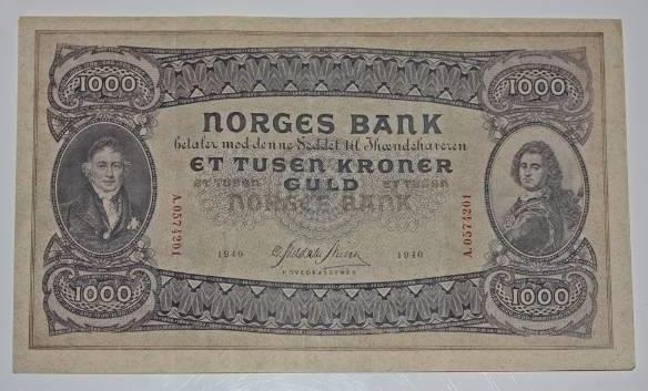 Mynter og sedler 1940-45