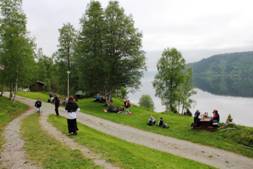 4. klassinger opplever 'gamle dager' på Teigen