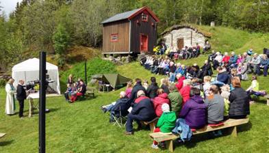 Friluftsgudstjeneste på Klæbu bygdemuseum 2015