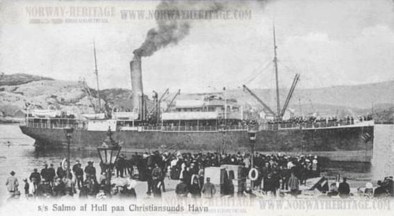 Artikkelbilde til artikkelen D/S  ”Salmo”